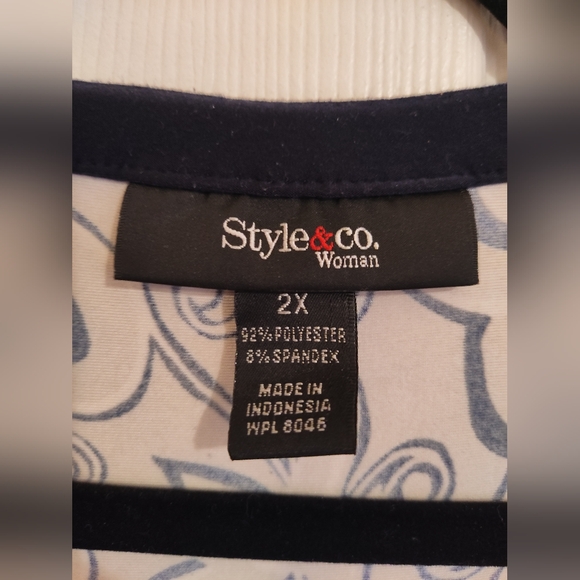 Style & Co Tunic top size 2X - Picture 3 of 3